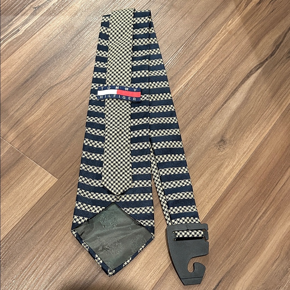 Tommy Hilfiger Italian Silk Striped Necktie